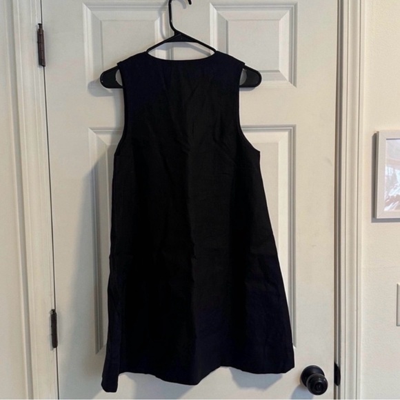NWT POSSE Nancy Linen Mini Dress in Black size S - Picture 8 of 11